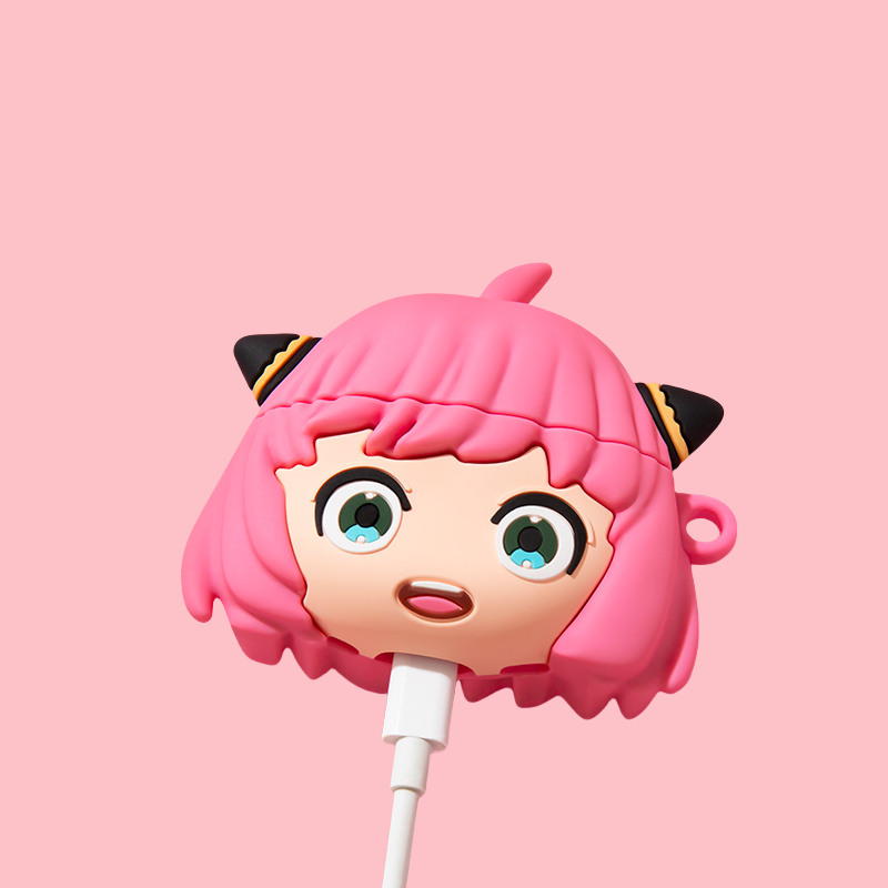 "Pink Peep" Anya AirPods Case