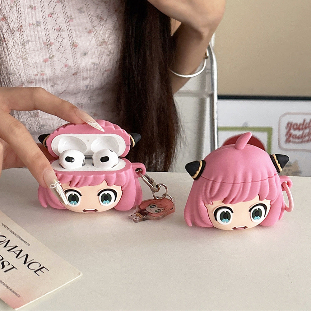 "Pink Peep" Anya AirPods Case