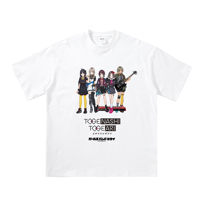 Pure Cotton Girls Band Cry Anime Kawaii T-shirt