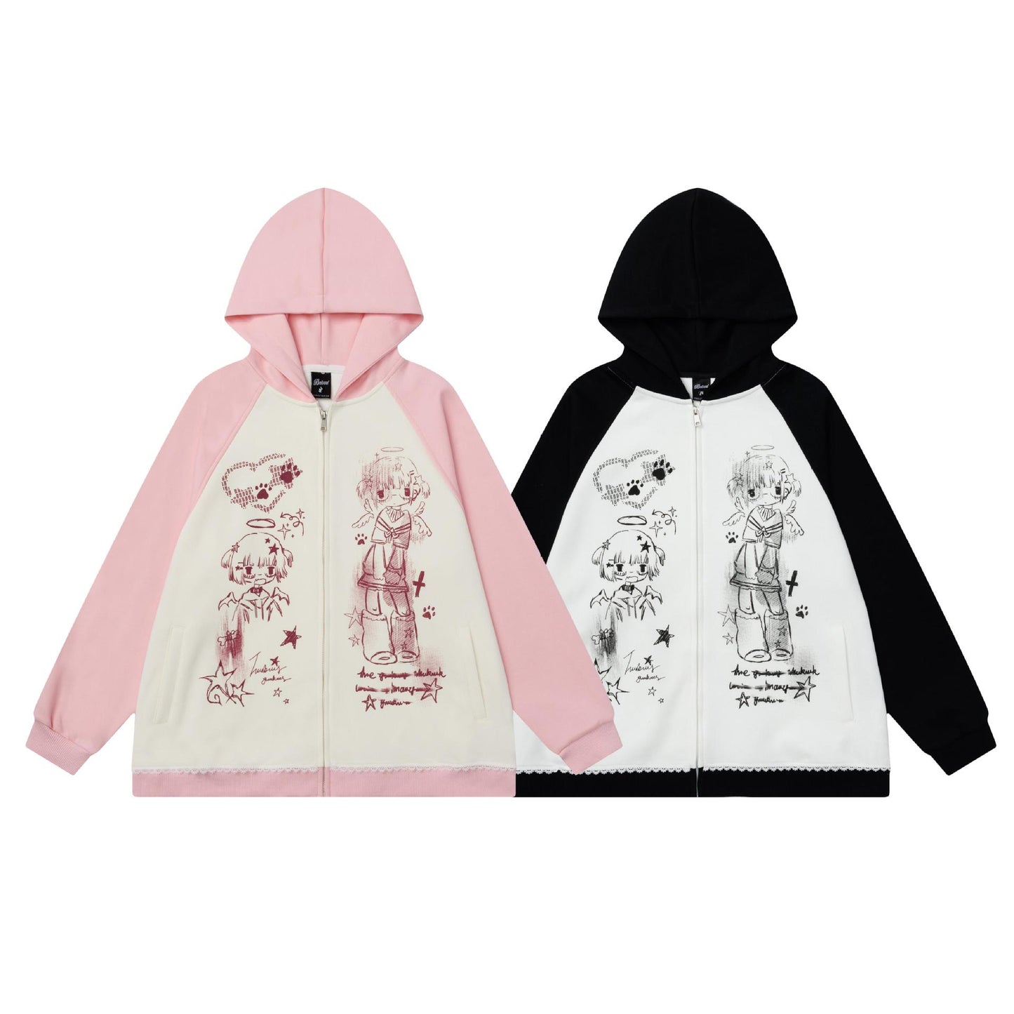 Camiseta de manga larga estética Dandadan de puro algodón