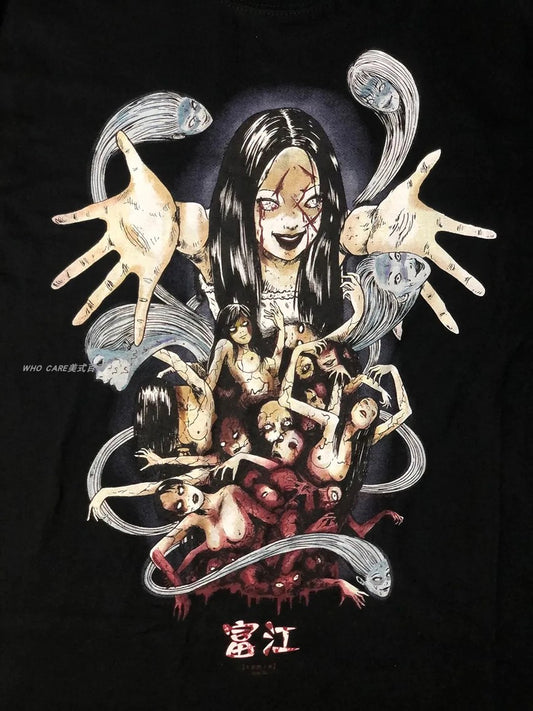 Ito Junji Manga Kawakami Tomie T-shirt