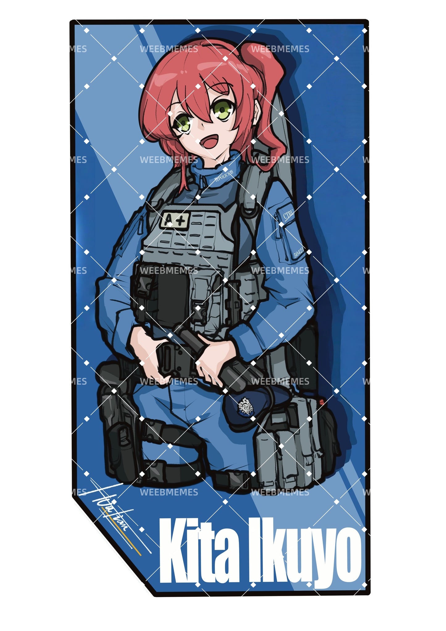 Genshin Furina metallipinta