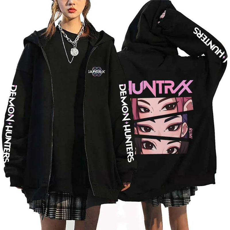 K-Pop Demon Hunters Zip-Up Hoodie Cardigan