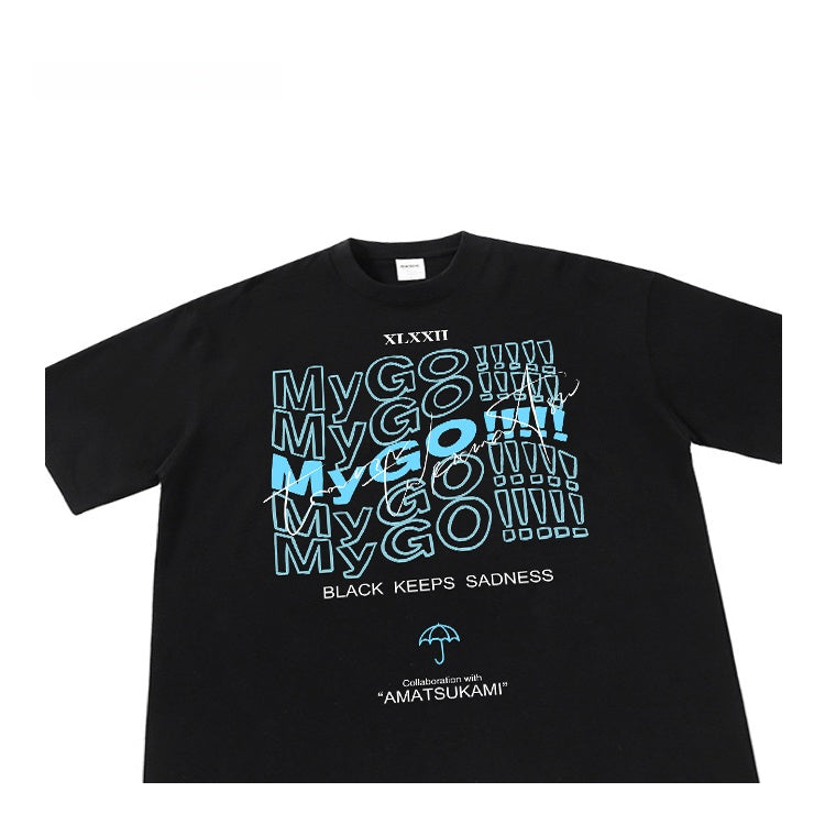 Camiseta de manga comprida Dandadan de algodão puro com estética fofa