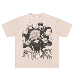 Pure Cotton Dandadan Söpö esteettinen pitkähihainen T-paita