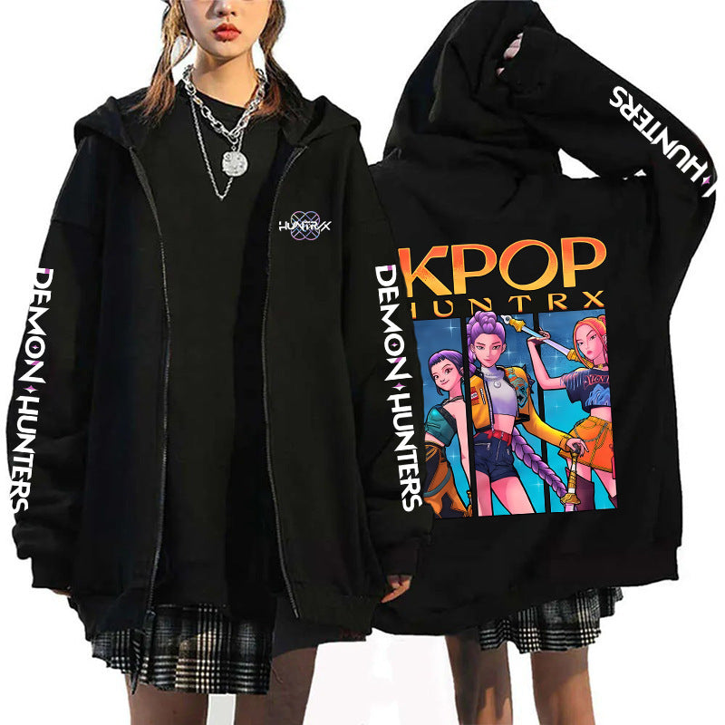 K-Pop Demon Hunters Zip-Up Hoodie