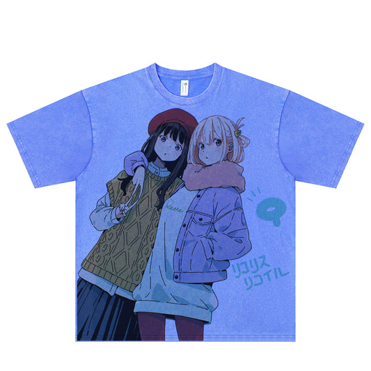 Lycoris Recoil Kawaii T-shirt