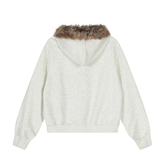 Death Note Misa Amane Faux-Fur Collar Hoodie