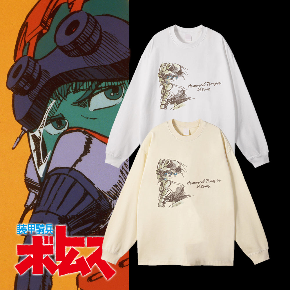 Armored Trooper Votoms -pitkähihainen t-paita