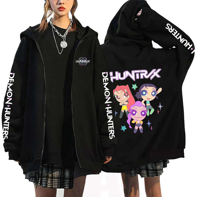 K-Pop Demon Hunters Zip-Up Hoodie Cardigan