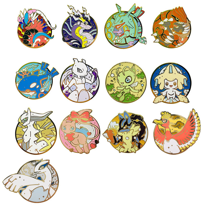 Classic Japanese Anime Spirit Beast Metal Pin