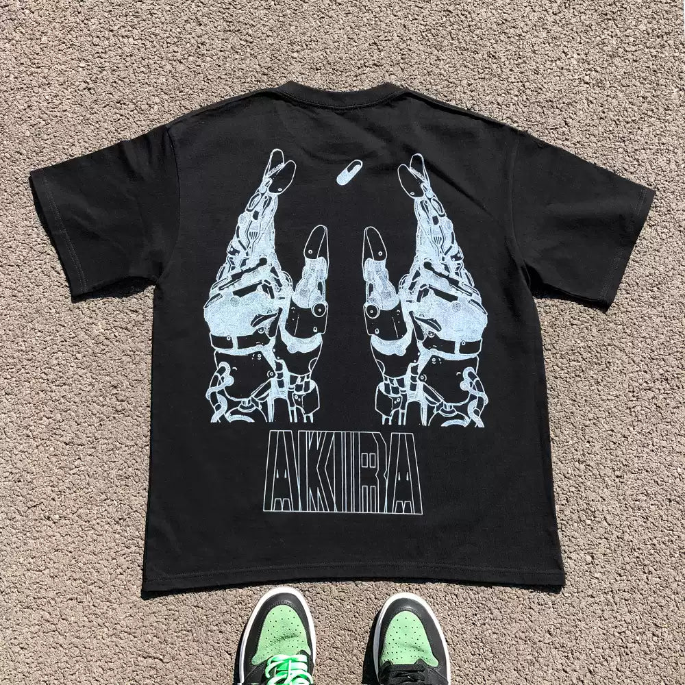 Pure Cotton Akira Anime Cyberpunk DTG Printed T-shirt