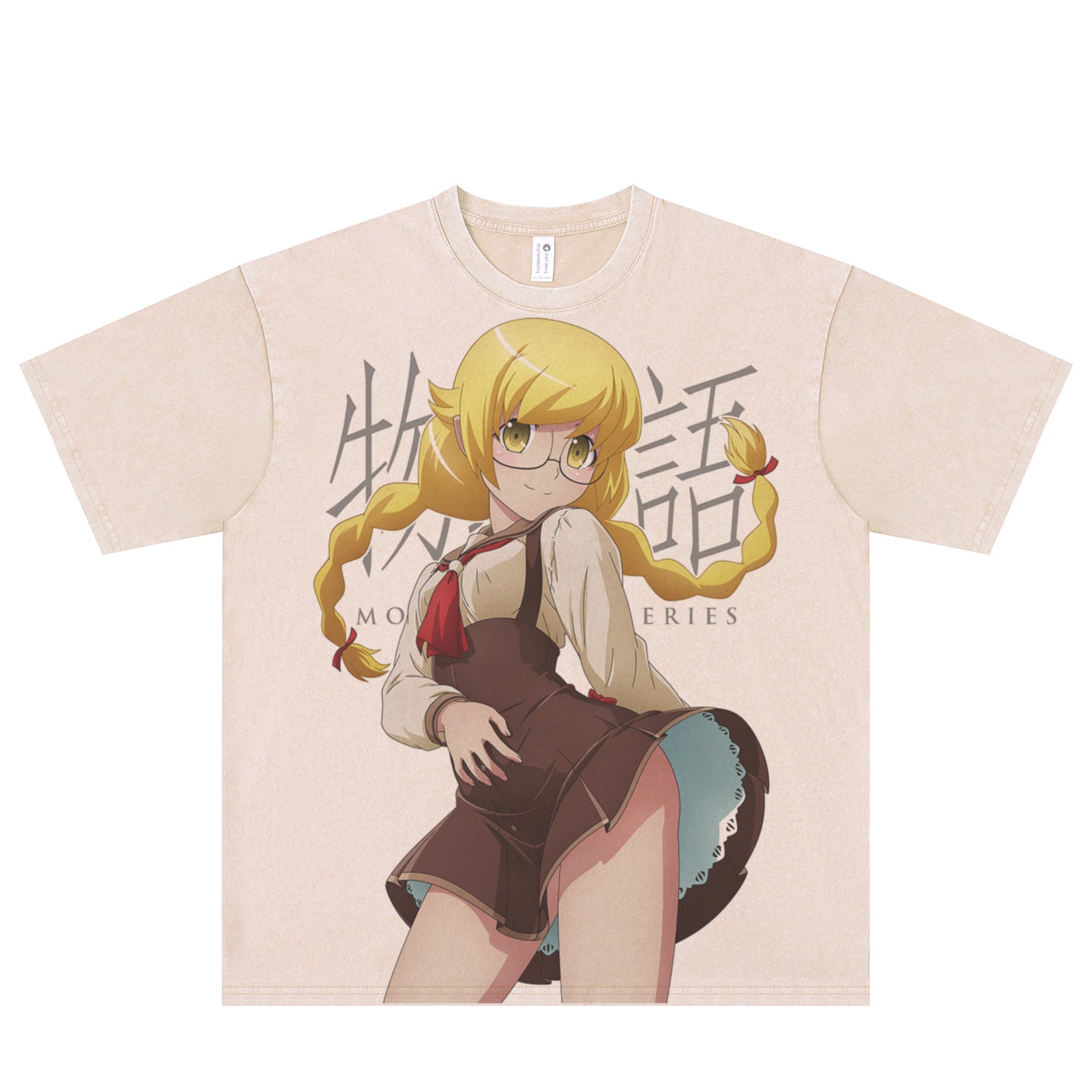 Bakemonogatari Oshino Shinobu Glasses Version T-shirt