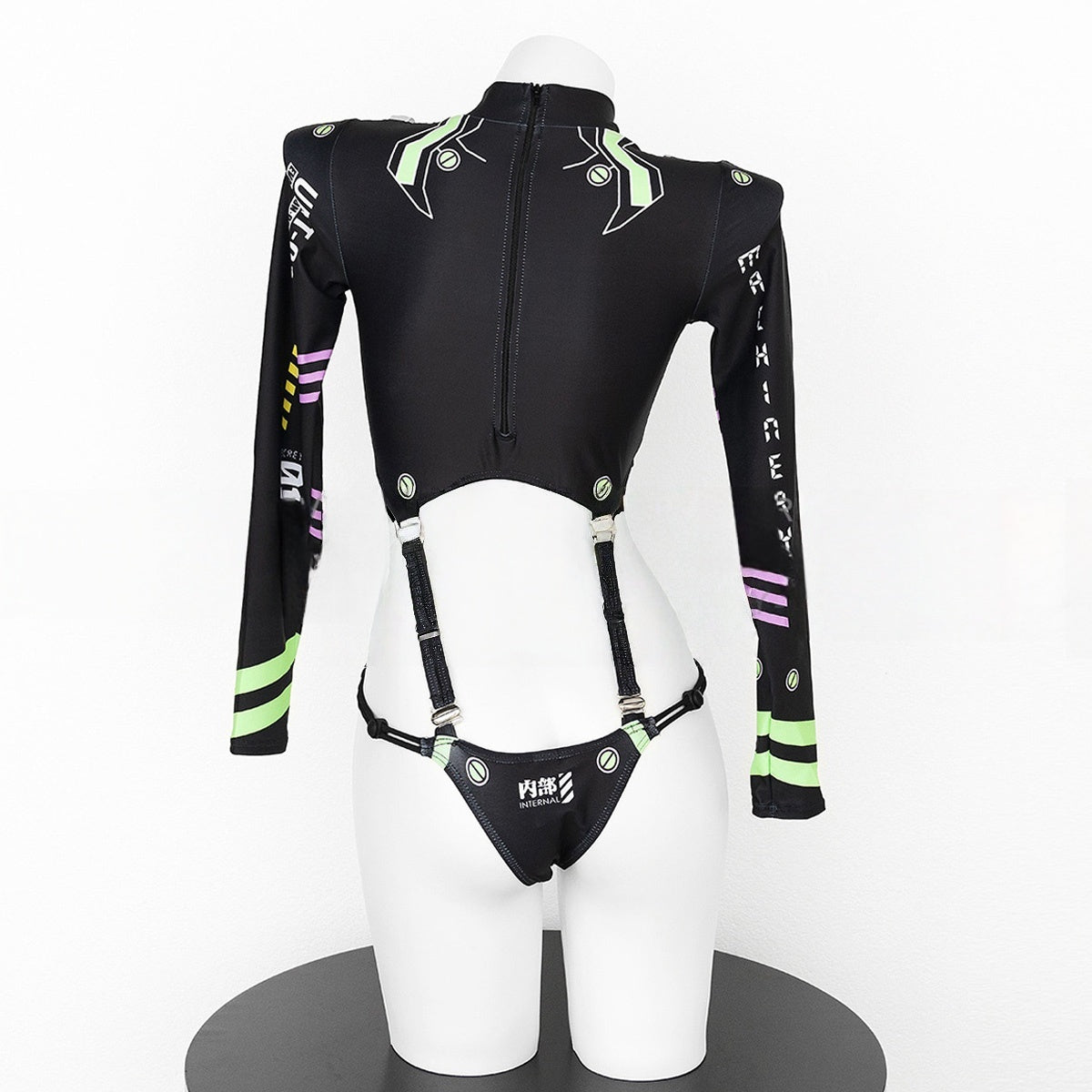 Futuristic Agent 01 Cutout Bodysuit