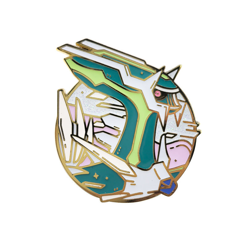 Classic Japanese Anime Spirit Beast Metal Pin