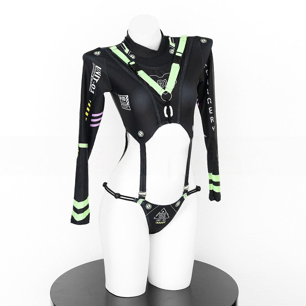Futuristic Agent 01 Cutout Bodysuit