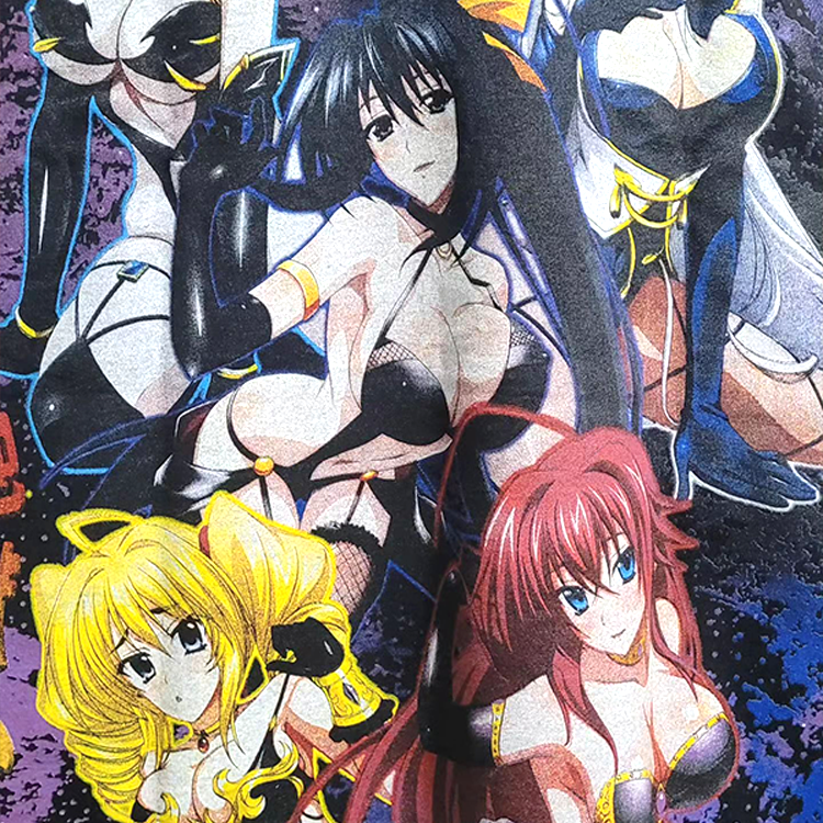 T-shirt graphique animé Lain