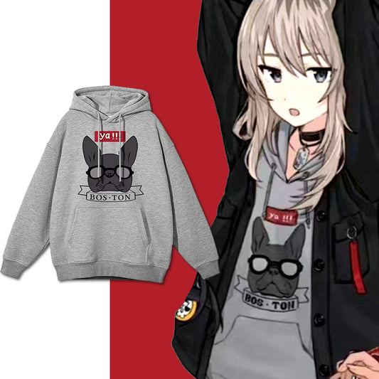 Pure Cotton Girls Band Cry Boston Pullover Hoodie