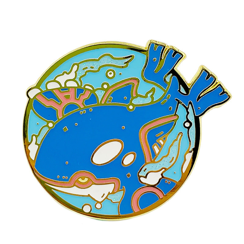 Classic Japanese Anime Spirit Beast Metal Pin