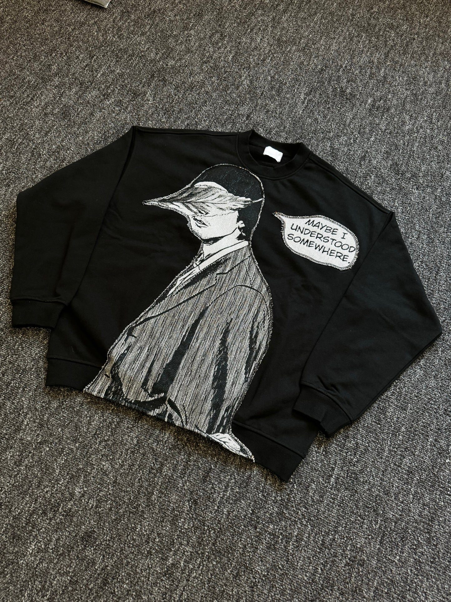 Sweat à capuche gothique à col en fourrure