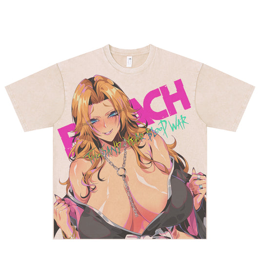 Bleach Sexy Matsumoto Rangiku Anime T-shirt