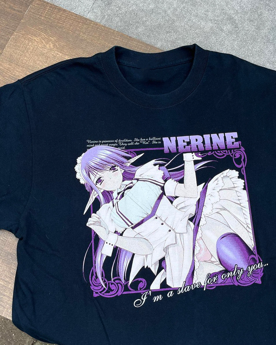 T-shirt imprimé recto verso de l'anime Parasyte
