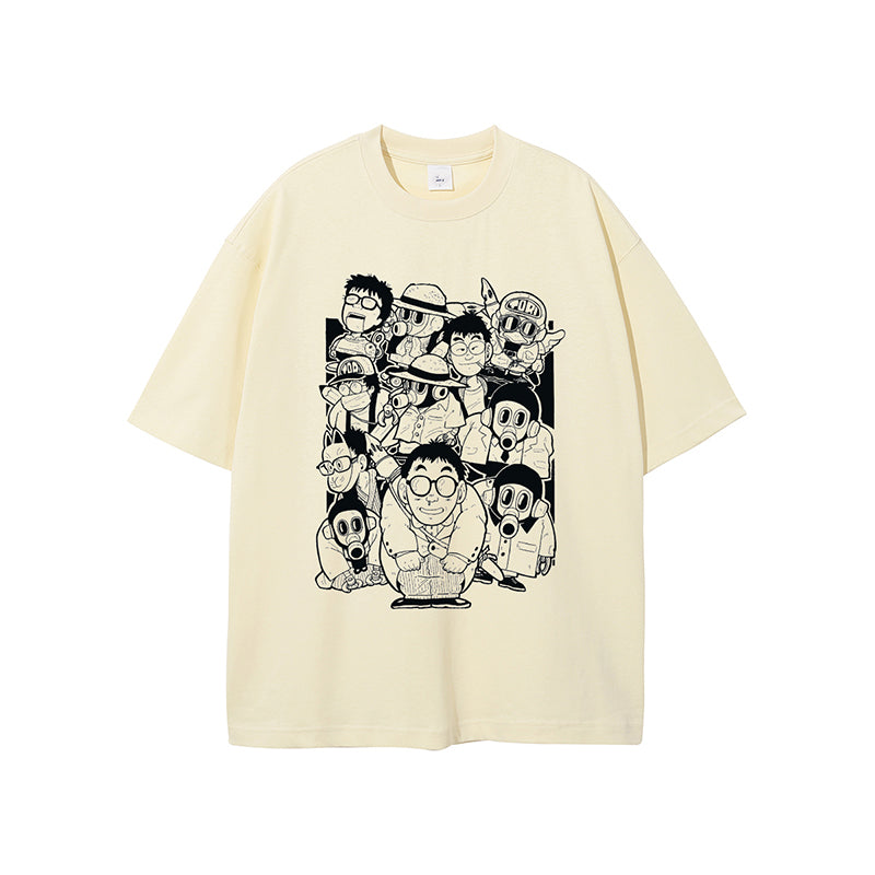Puur katoenen Dandadan schattig esthetisch T-shirt met lange mouwen