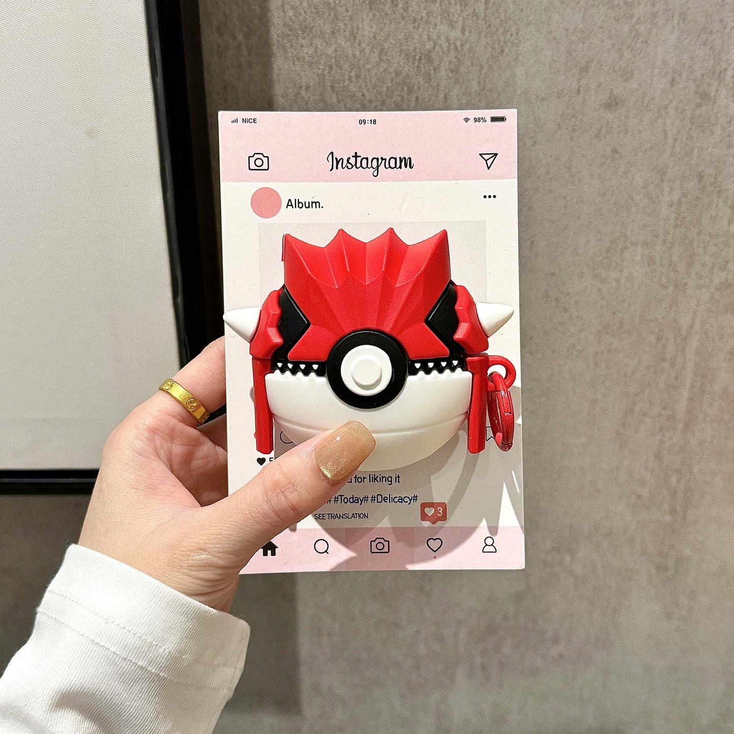 "Crimson Core" Groudon AirPods Case