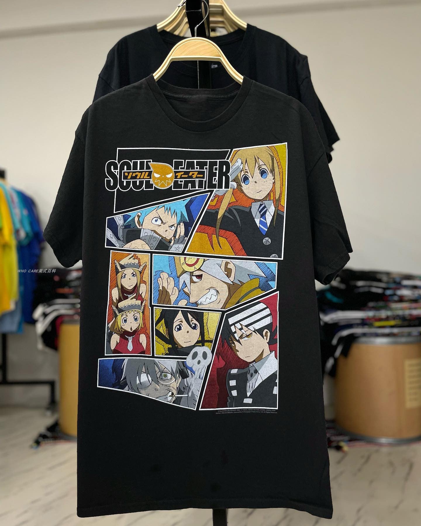 T-shirt imprimé recto verso de l'anime Parasyte