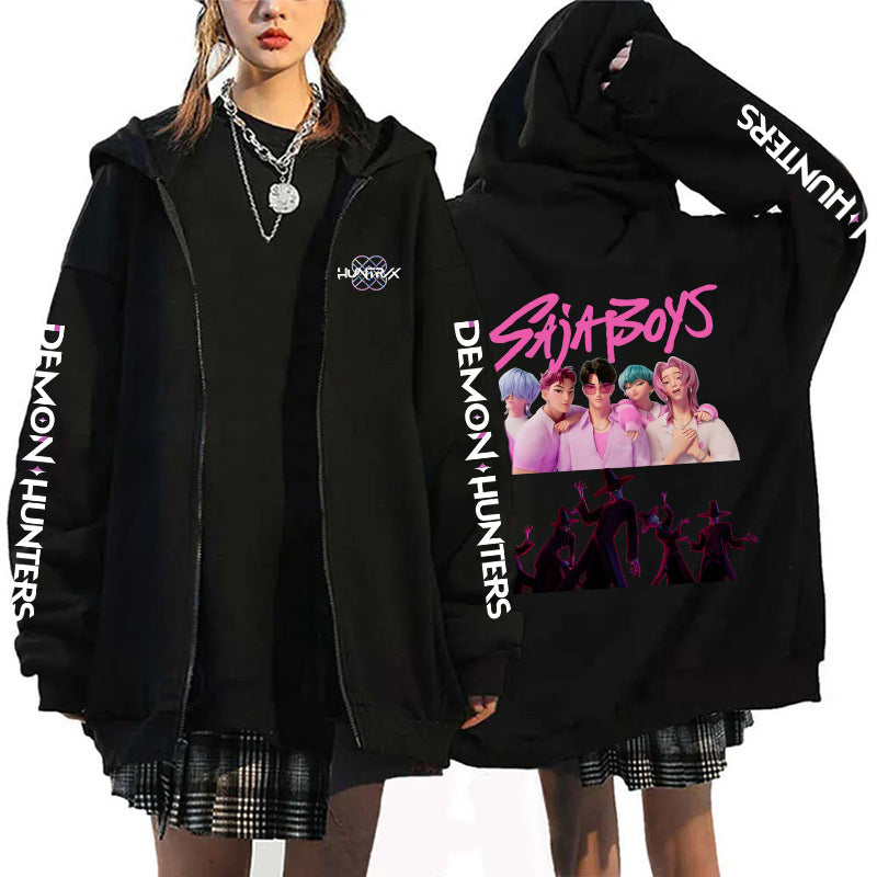 K-Pop Demon Hunters Zip-Up Hoodie