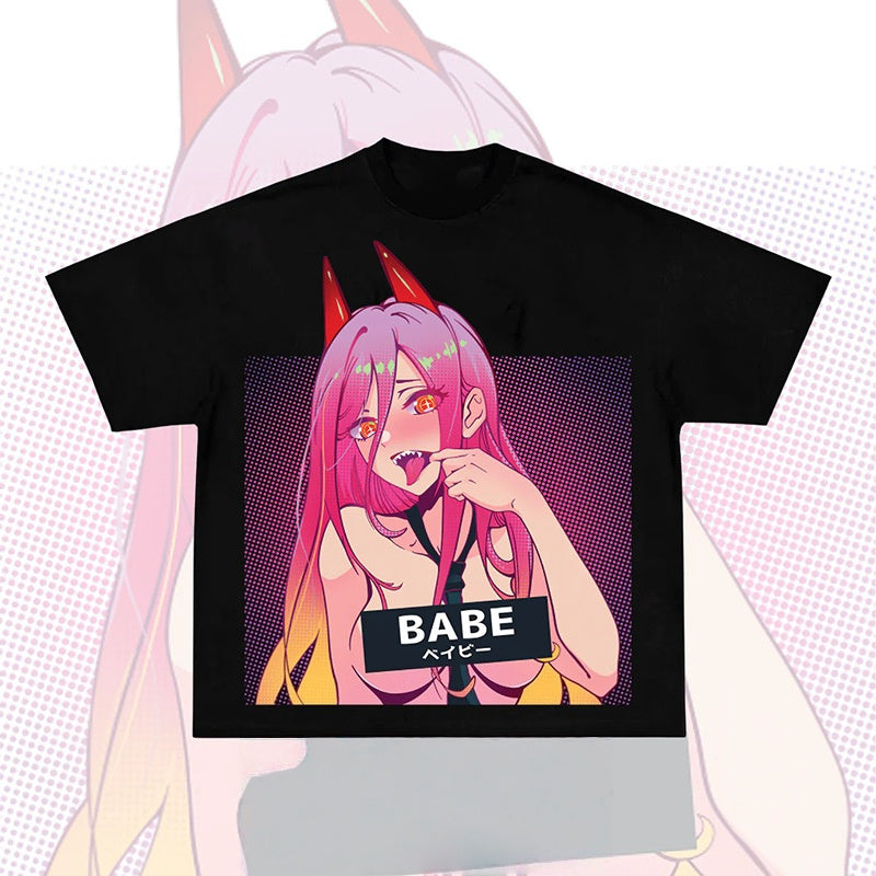 Camiseta de manga larga estética Dandadan de puro algodón