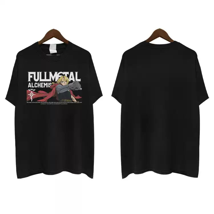 Camiseta estampada Edward DTG Fullmetal Alchemist em algodão puro