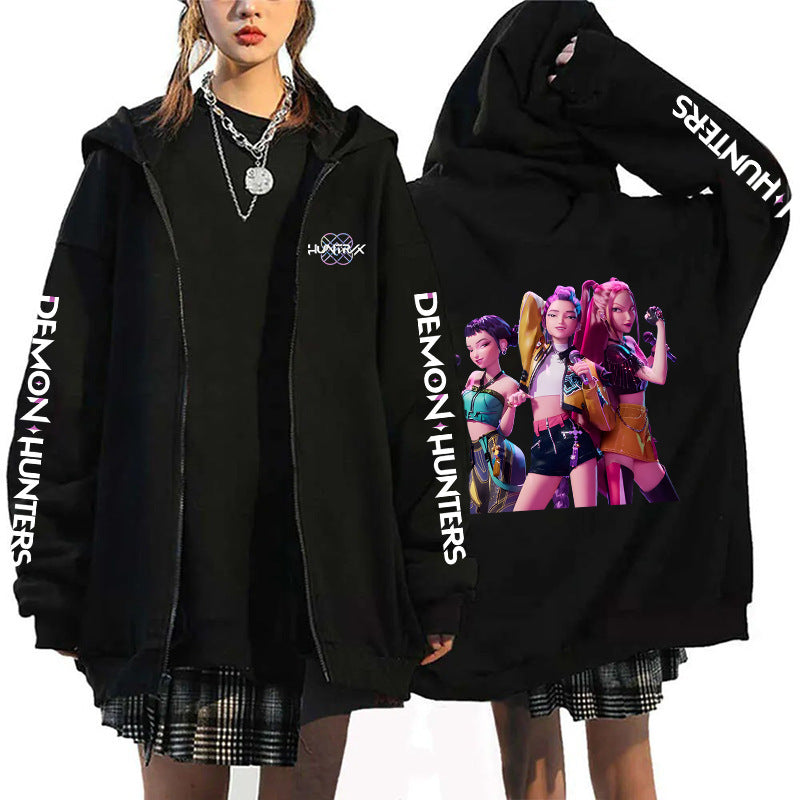 K-Pop Demon Hunters Zip-Up Hoodie
