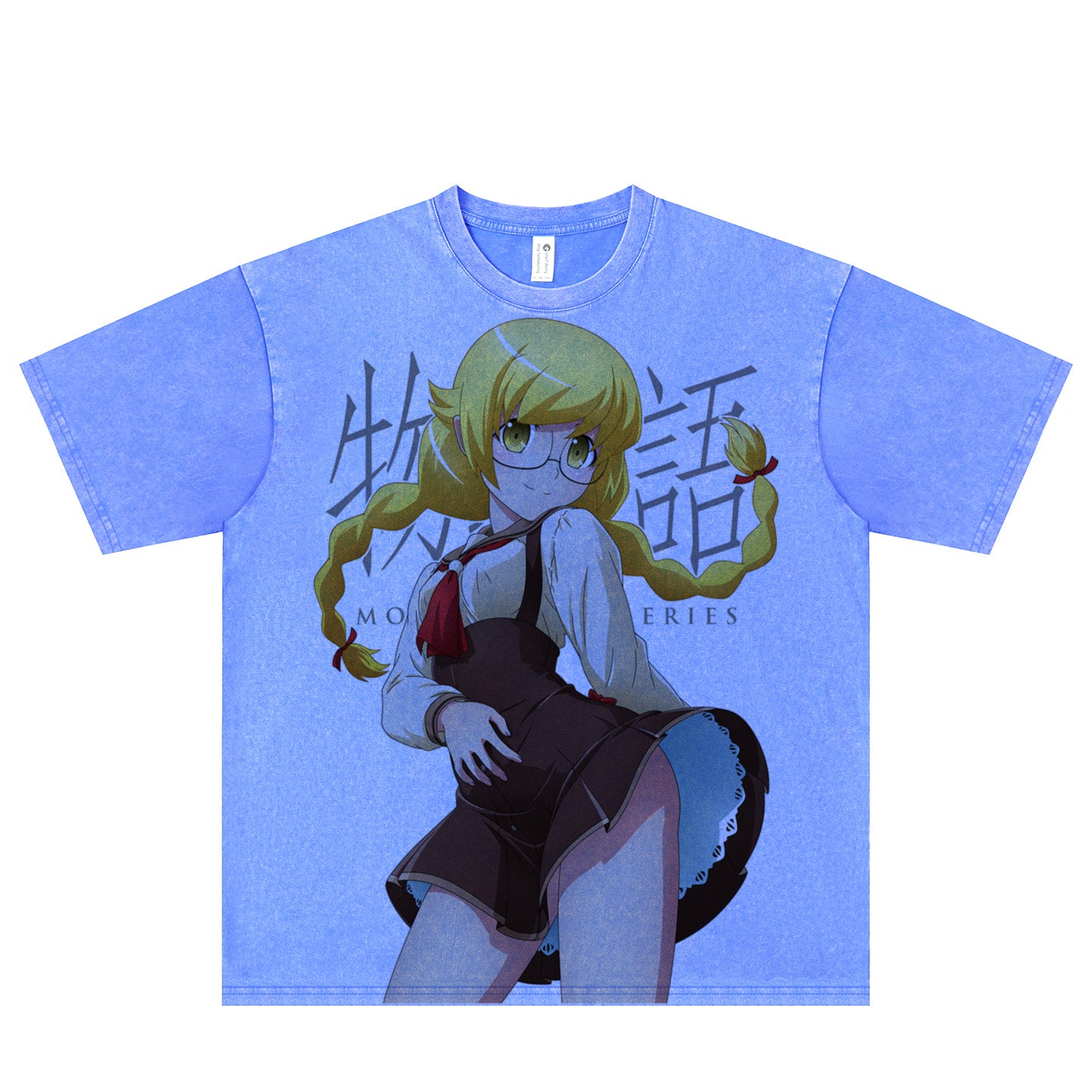 Bakemonogatari Oshino Shinobu Glasses Version T-shirt
