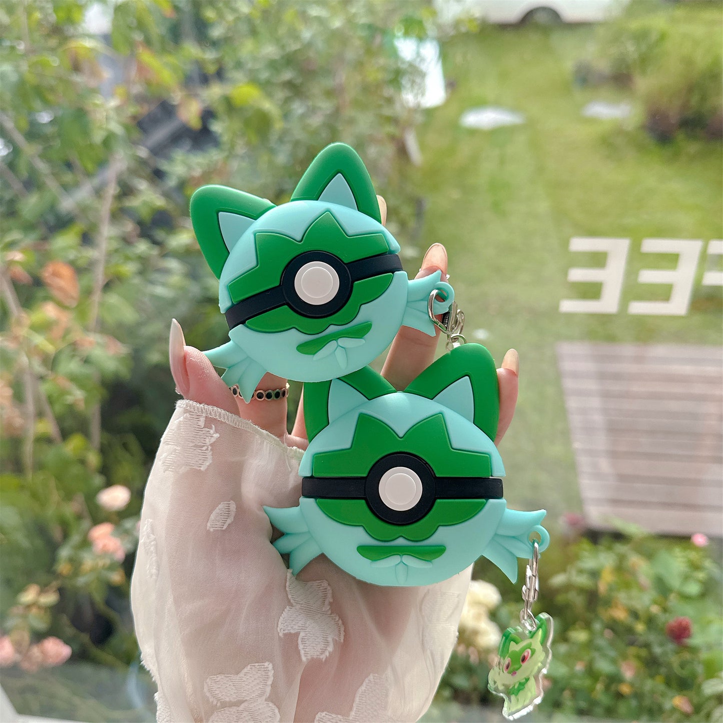 "Forest Pounce" Sprigatito AirPods Case