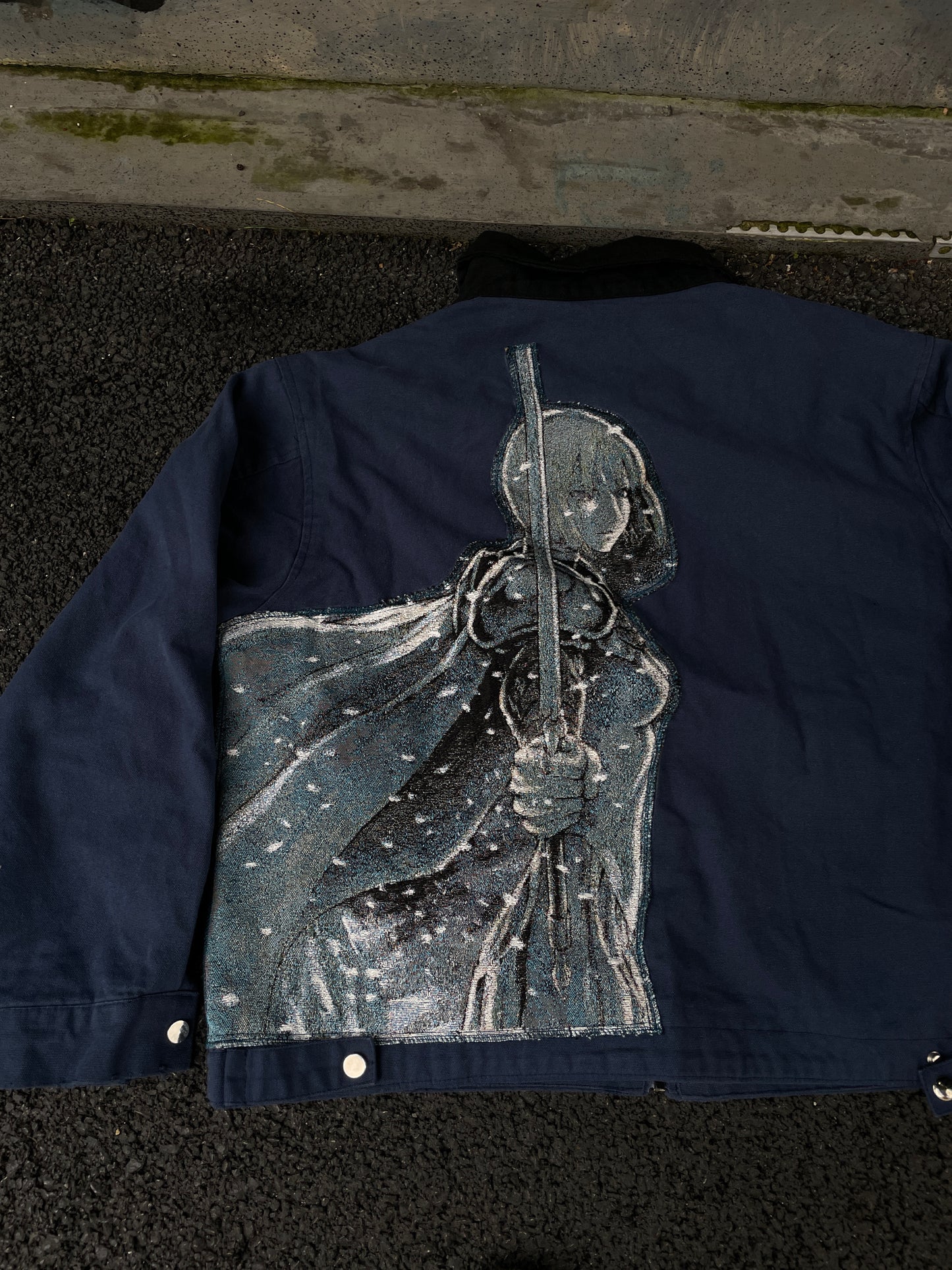 Sweat à capuche gothique à col en fourrure