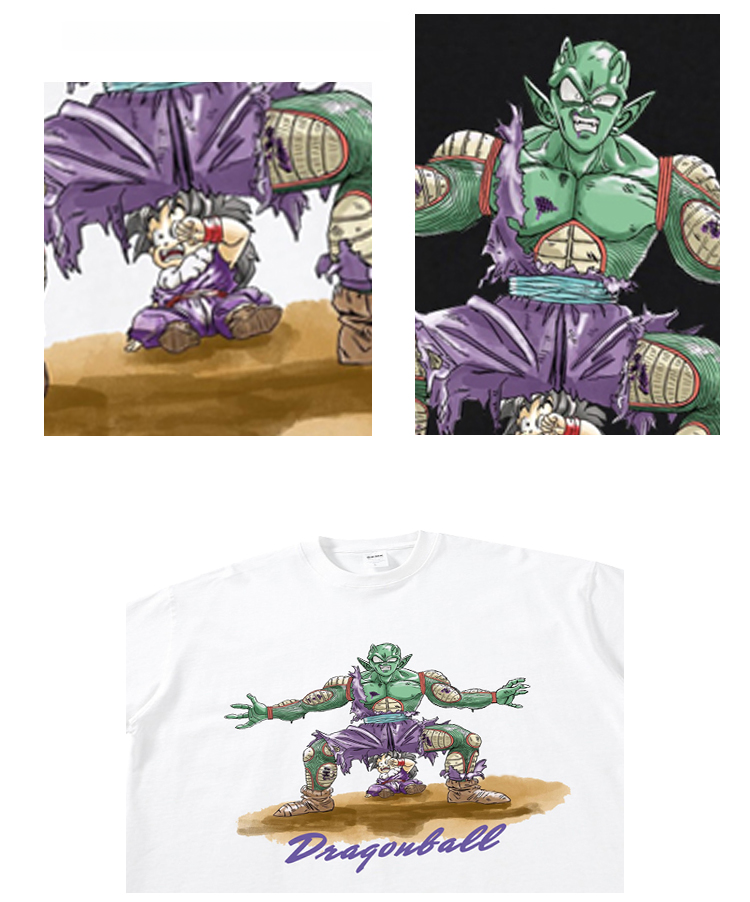 Pure Cotton Dragon Ball Piccolo Daimao T-shirt