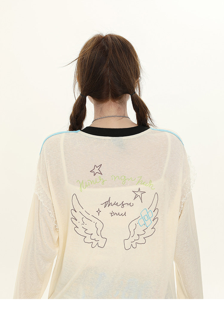 Kawaii Anime Girl Gaphic Long Sleeve T-Shirt