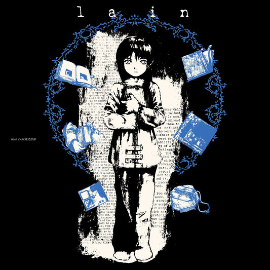 Lain Gaphic Black T-shirt