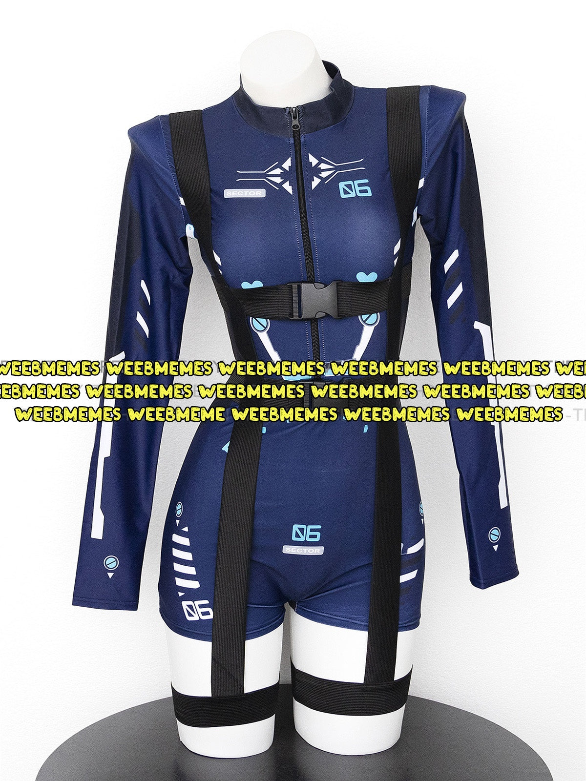 Cyberpunk Mecha Agent Bodysuit