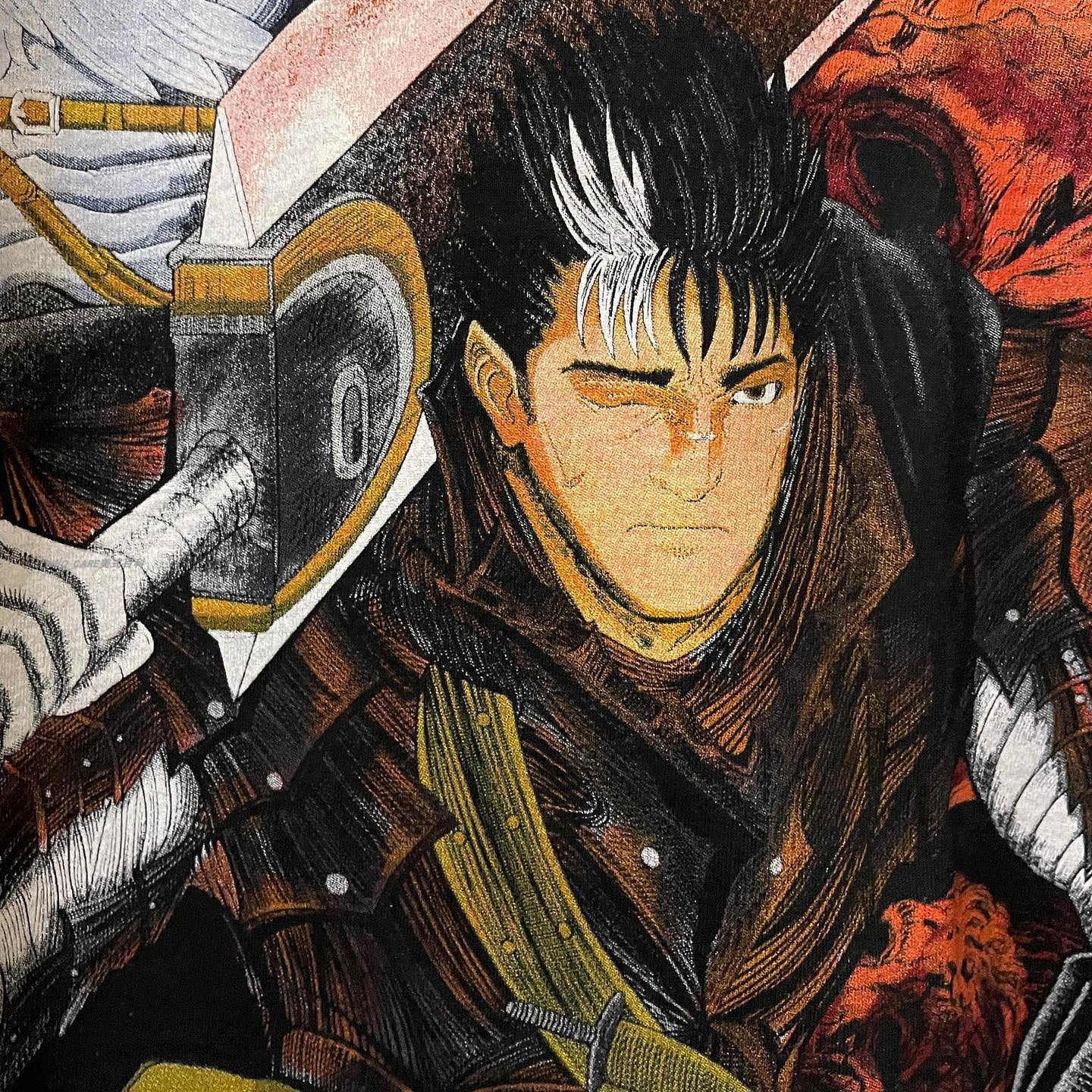 T-shirt rétro Berserk Anime