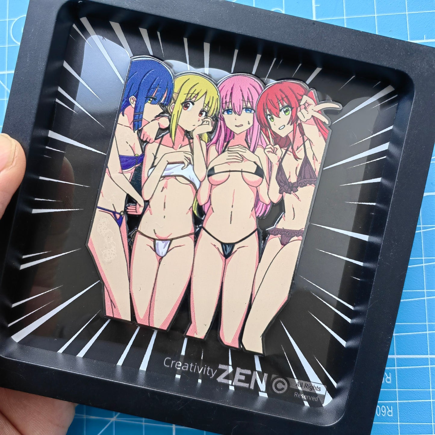 Broche en métal Genshin Furina