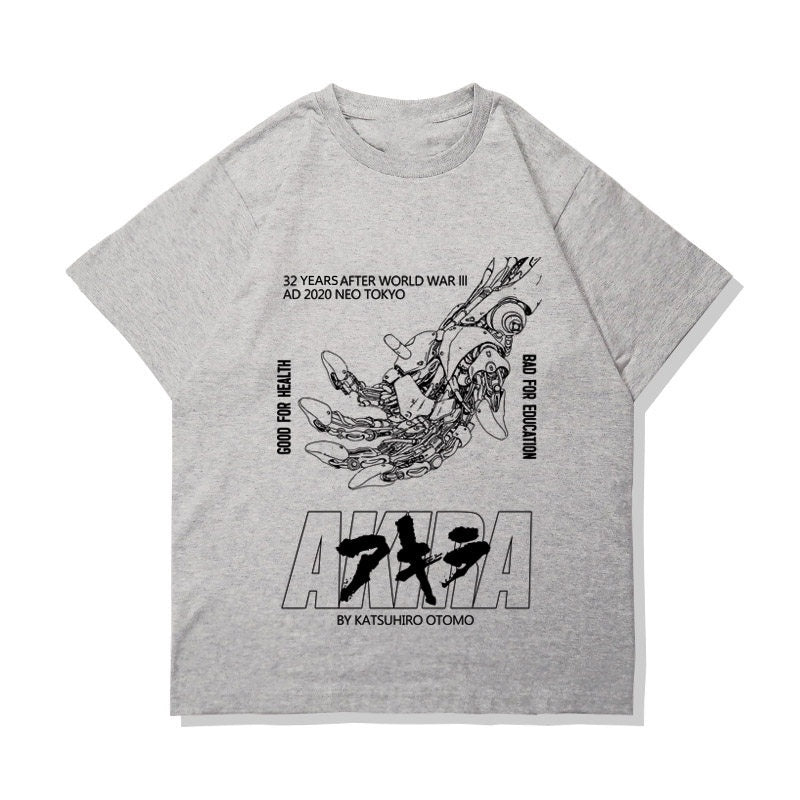 Camiseta vintage Akira de puro algodón