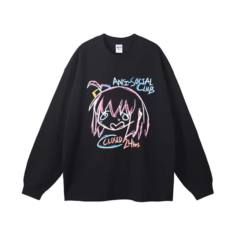 Pure Cotton Bocchi The Rock Gotou Hitori langærmet T-shirt