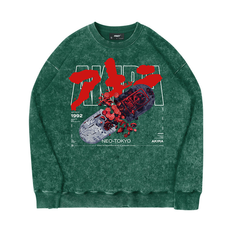 Reiner Baumwollpullover „Offensichtlich gestohlen“ von Kusanagi CT-3X