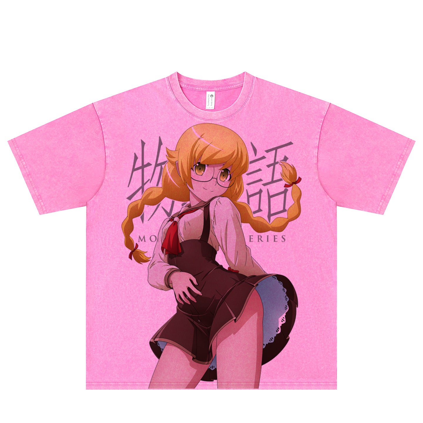 Bakemonogatari Oshino Shinobu Glasses Version T-shirt