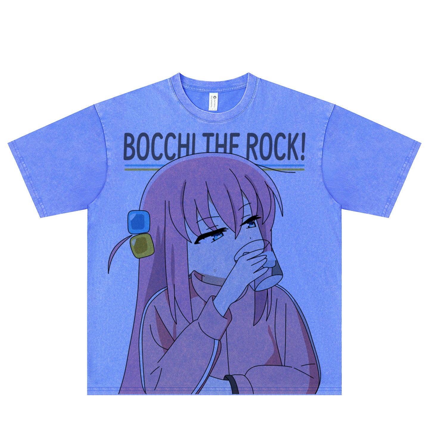 Camiseta de manga comprida Dandadan de algodão puro com estética fofa