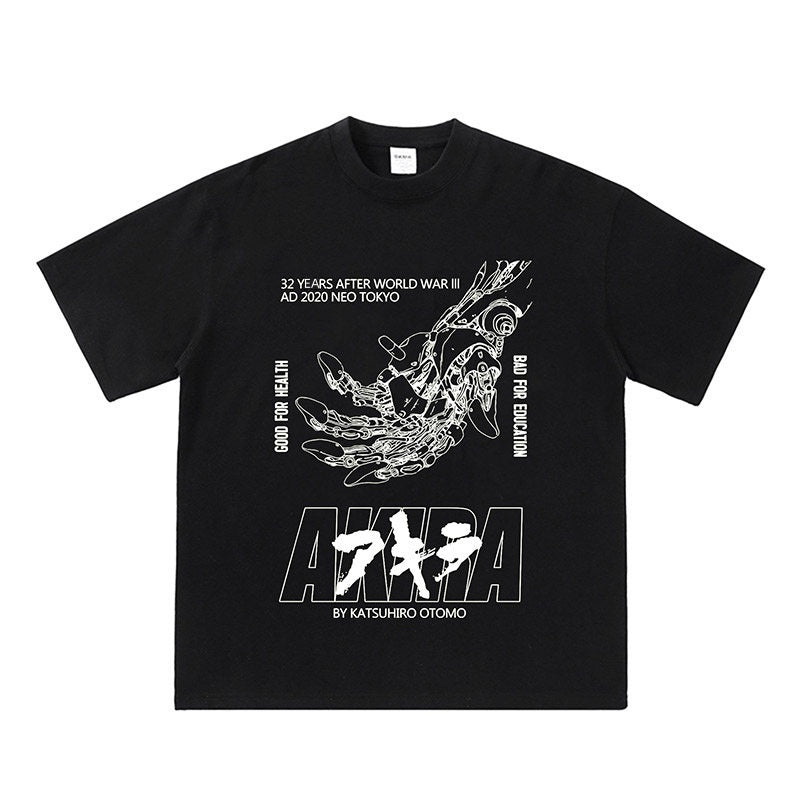 Camiseta vintage Akira de puro algodón