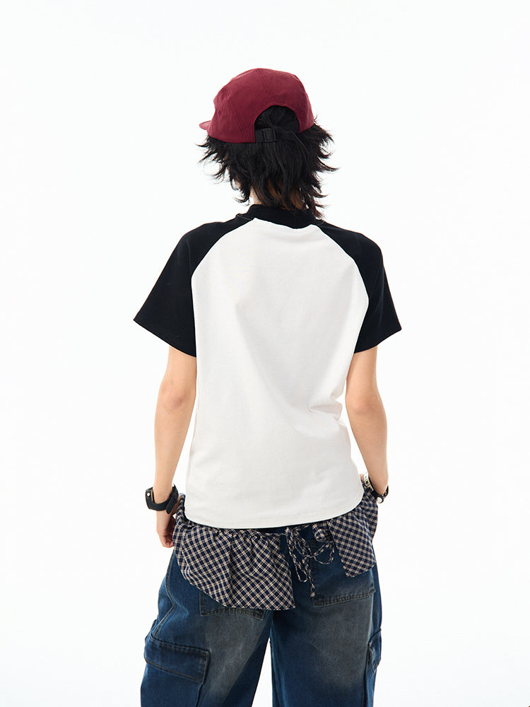 Camiseta de manga comprida Dandadan de algodão puro com estética fofa