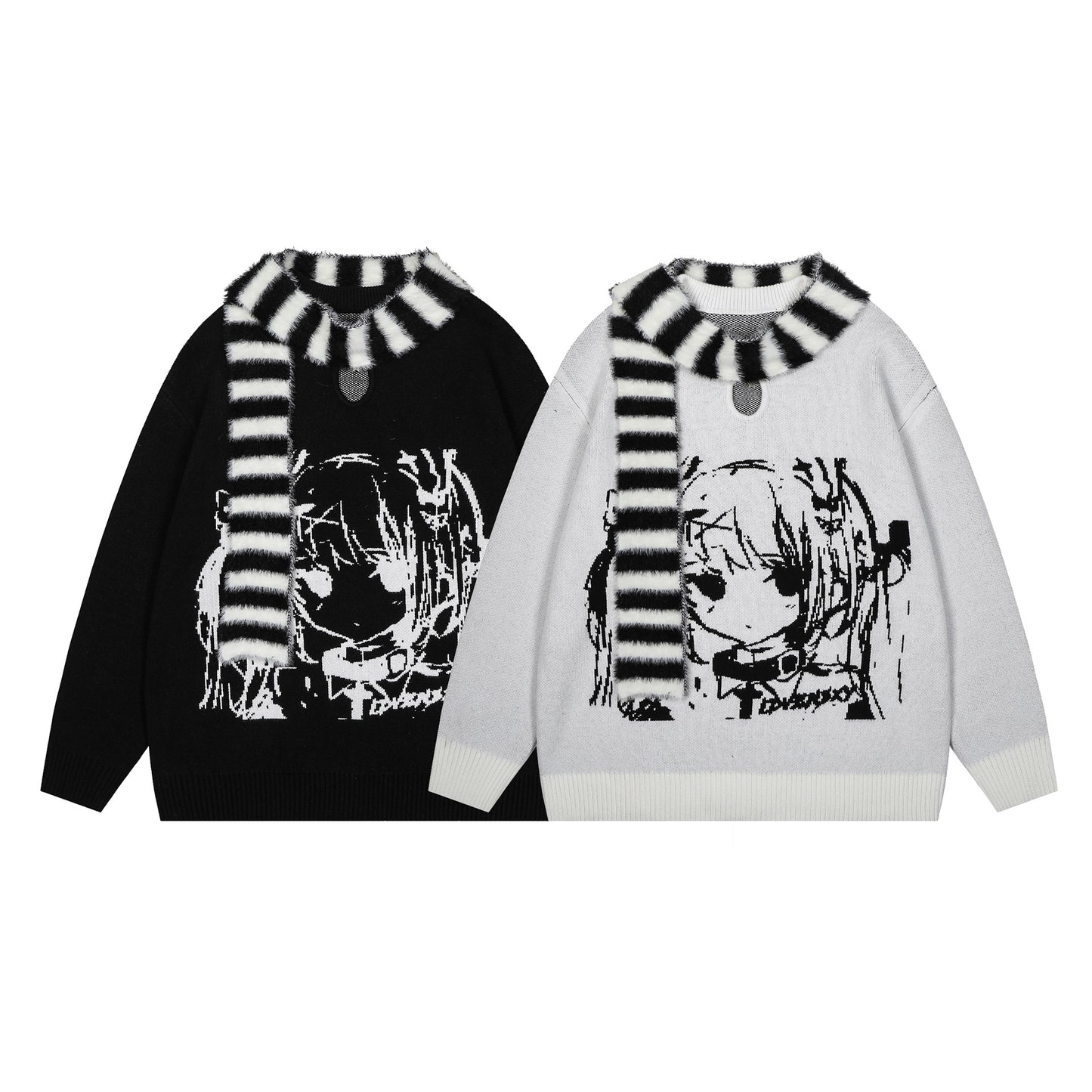 Puur katoenen Dandadan schattig esthetisch T-shirt met lange mouwen